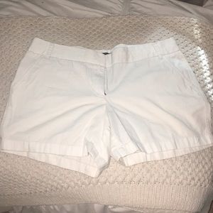 White JCrew chino shorts size 12